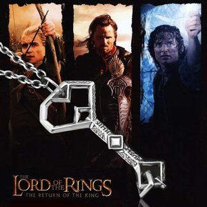 Necklace ~ Lord Of The Rings ~ Hobbit ~ Treasure Shield ~ Key